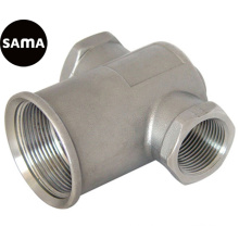 Steel Precision Investment Lost Wax Casting for Pipe Fittings with Machining